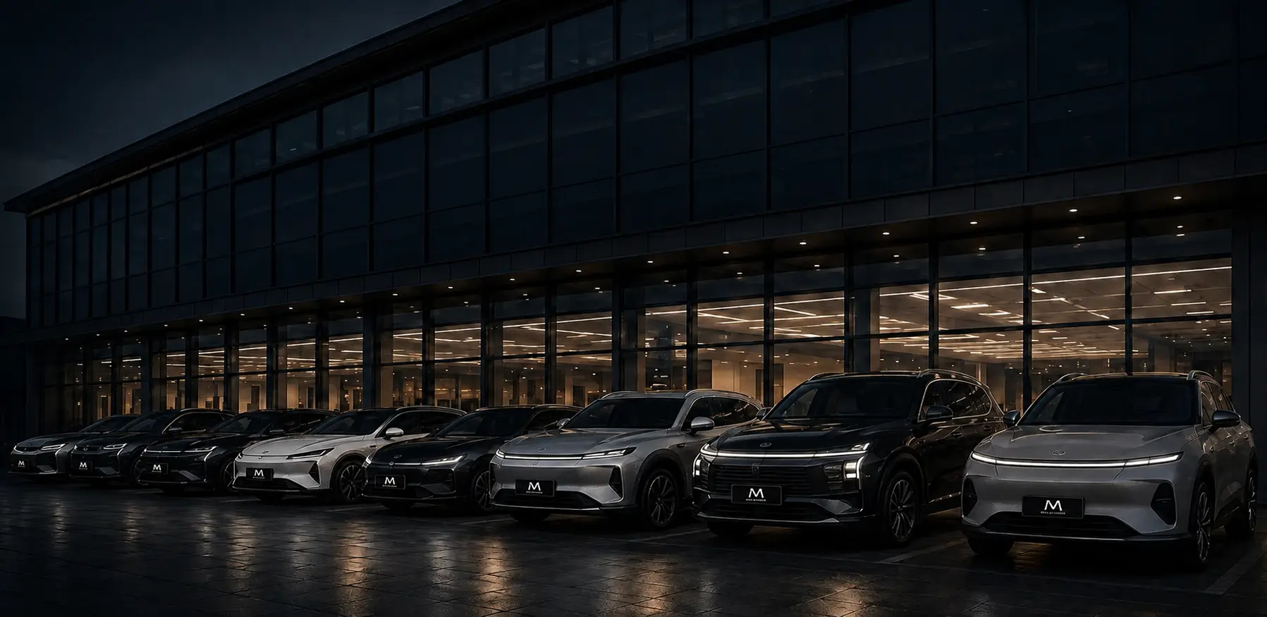 Автомобили у офиса Metis Autogroup